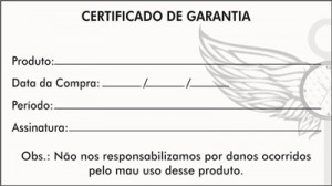 CARTÃO DE GARANTIA - 0489