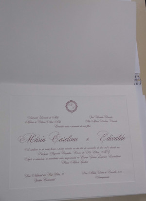 CONVITE DE CASAMENTO