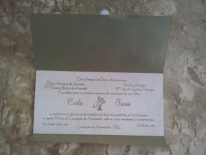 CONVITE DE CASAMENTO - 0529