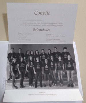 CONVITE FORMATURA