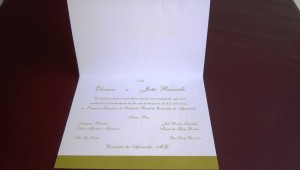 Convite de Casamento - 0311