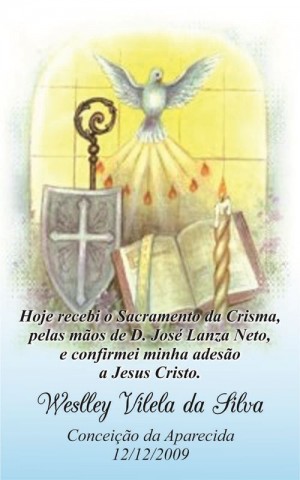 Lembrança de Crisma - 0022