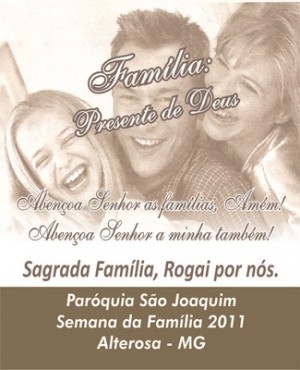 Lembrança semana da família - 0470